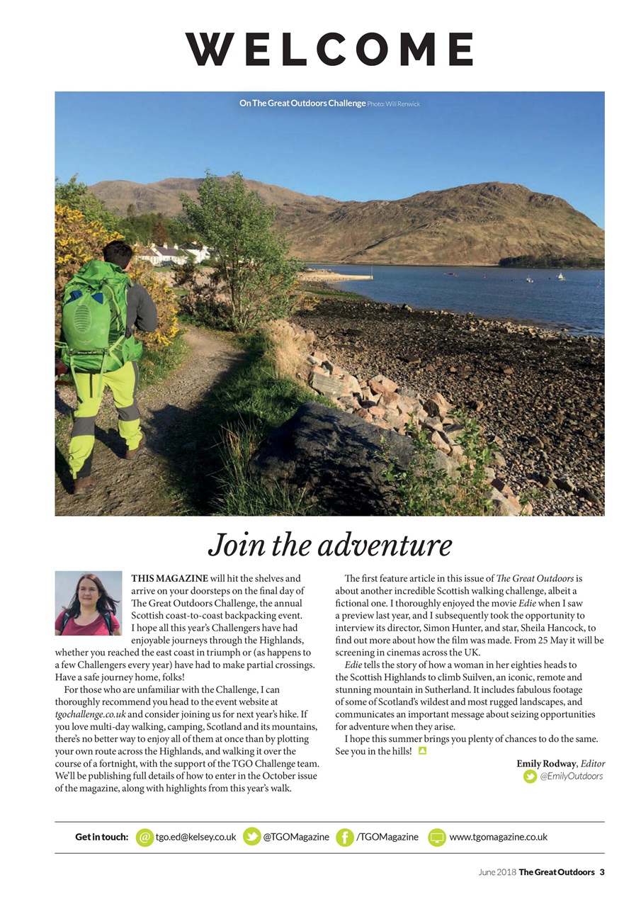 TGO - The Great Outdoors Magazine Preview Pages