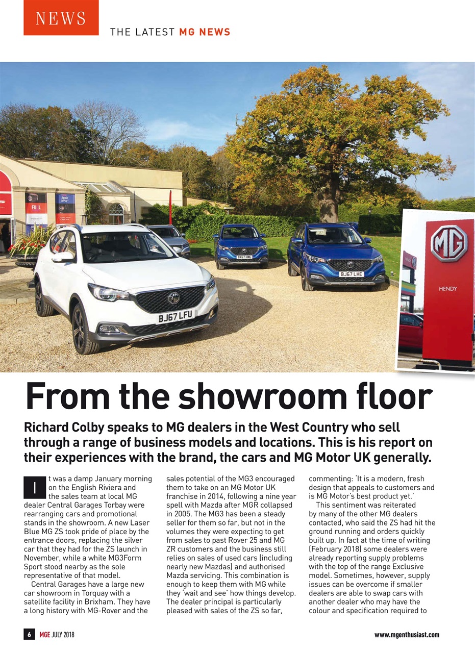 MG Enthusiast Preview Pages