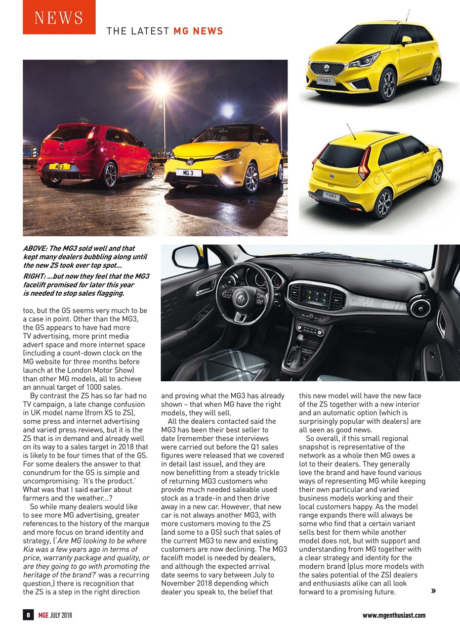 MG Enthusiast Preview Pages
