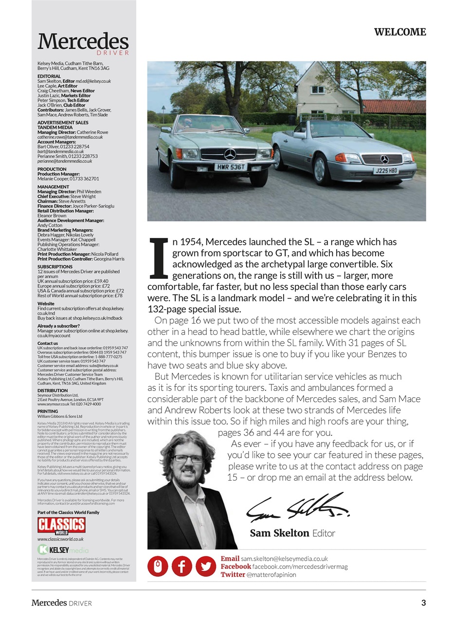 Mercedes Driver Magazine Preview Pages