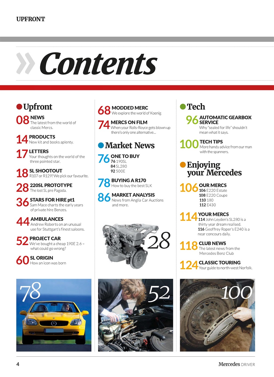Mercedes Driver Magazine Preview Pages