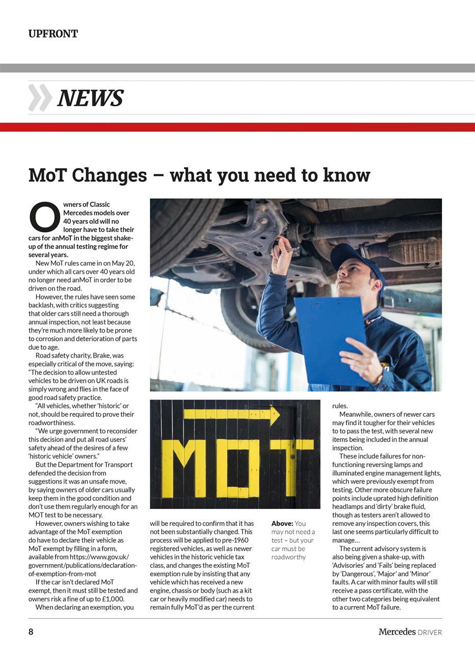 Mercedes Driver Magazine Preview Pages