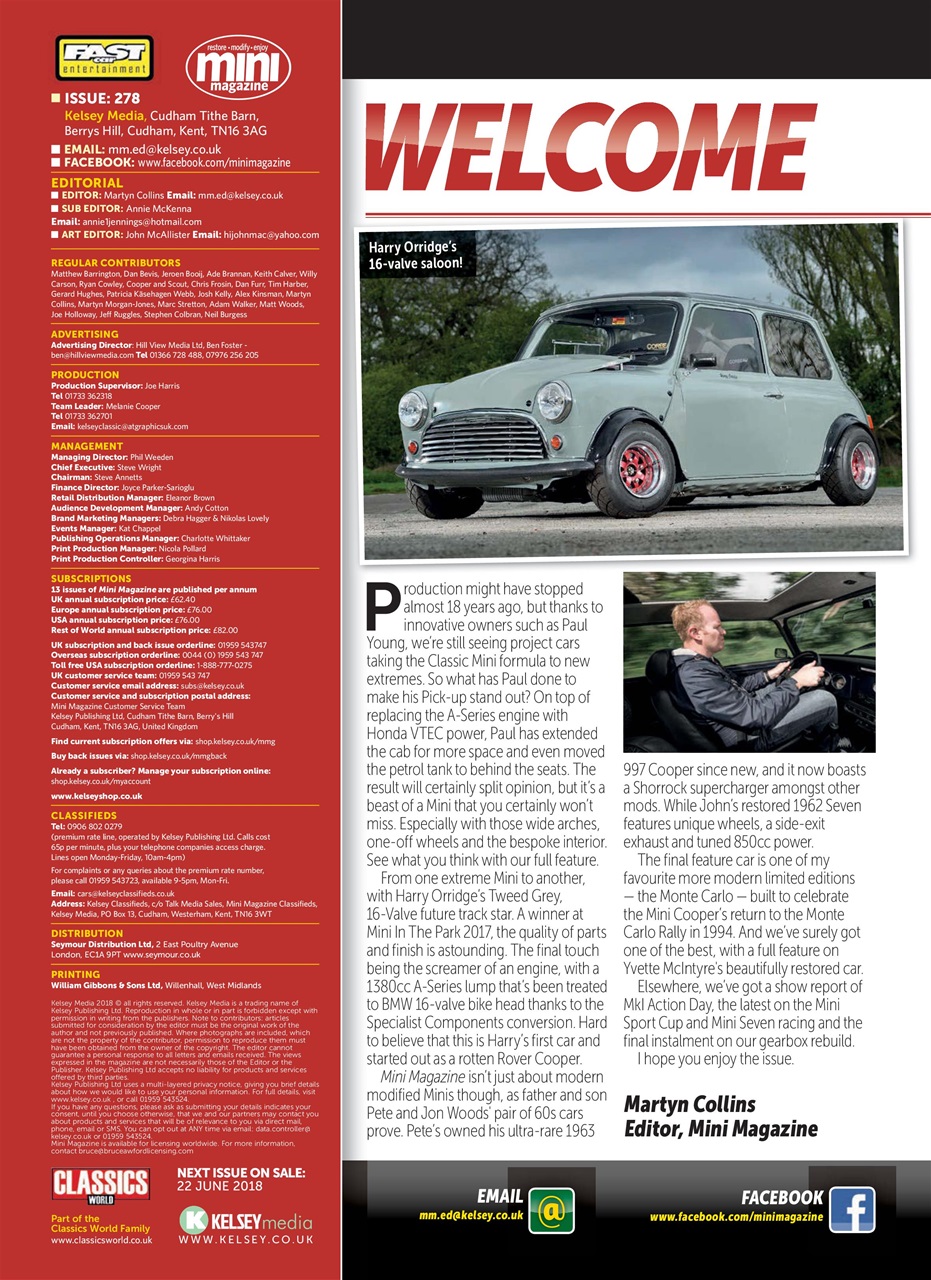 Mini Magazine Preview Pages