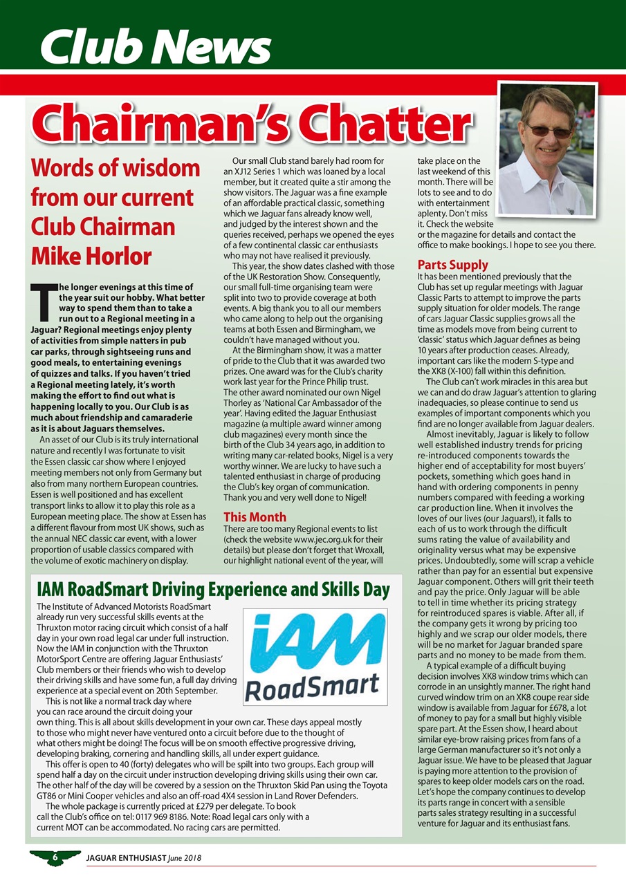 Jaguar Enthusiast Preview Pages