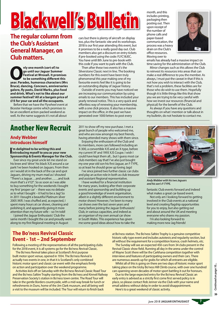 Jaguar Enthusiast Preview Pages