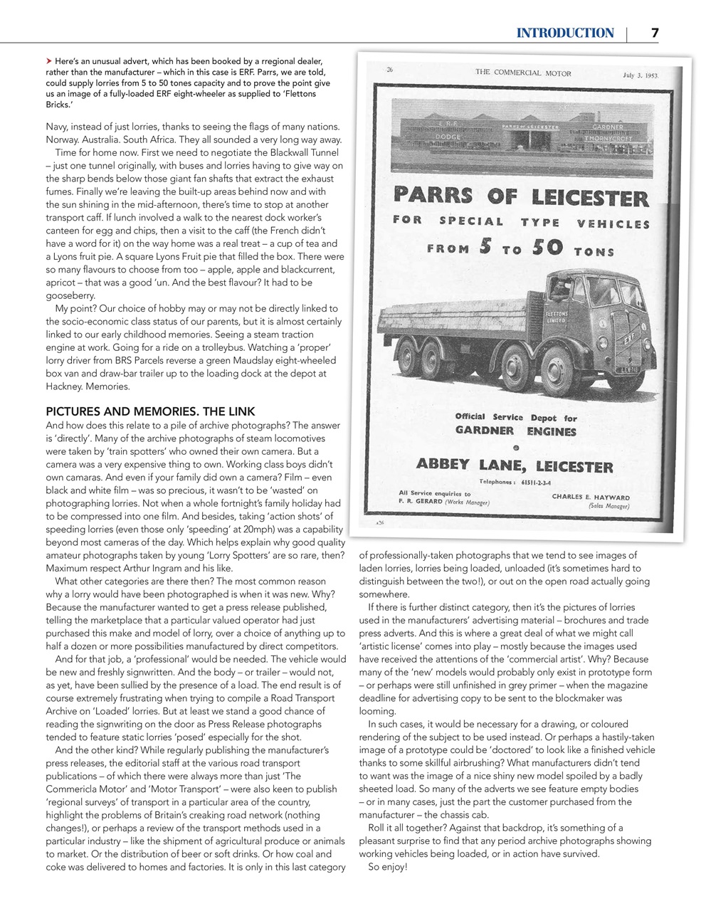 Vintage Roadscene Archive Preview Pages
