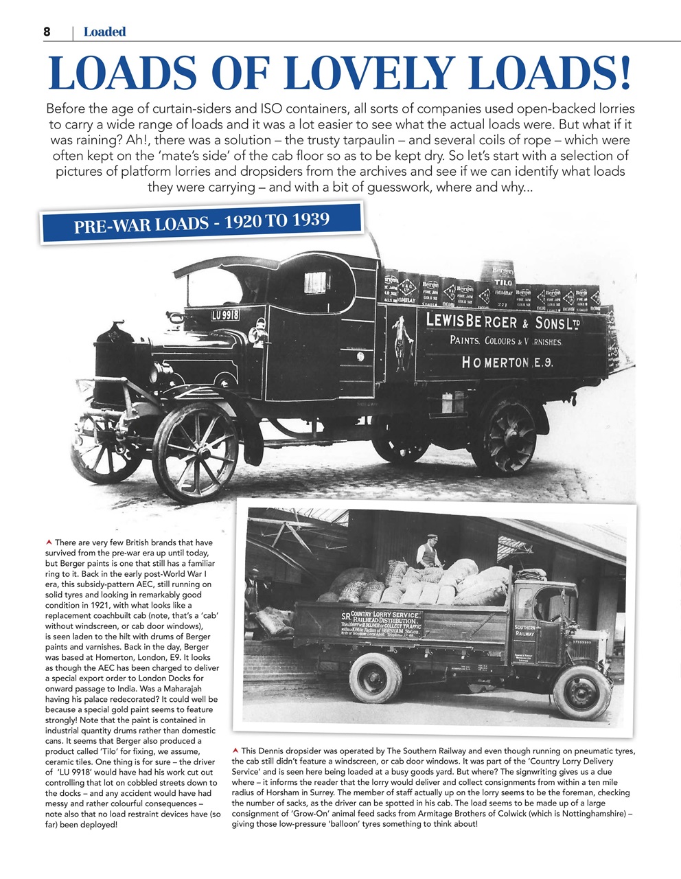 Vintage Roadscene Archive Preview Pages