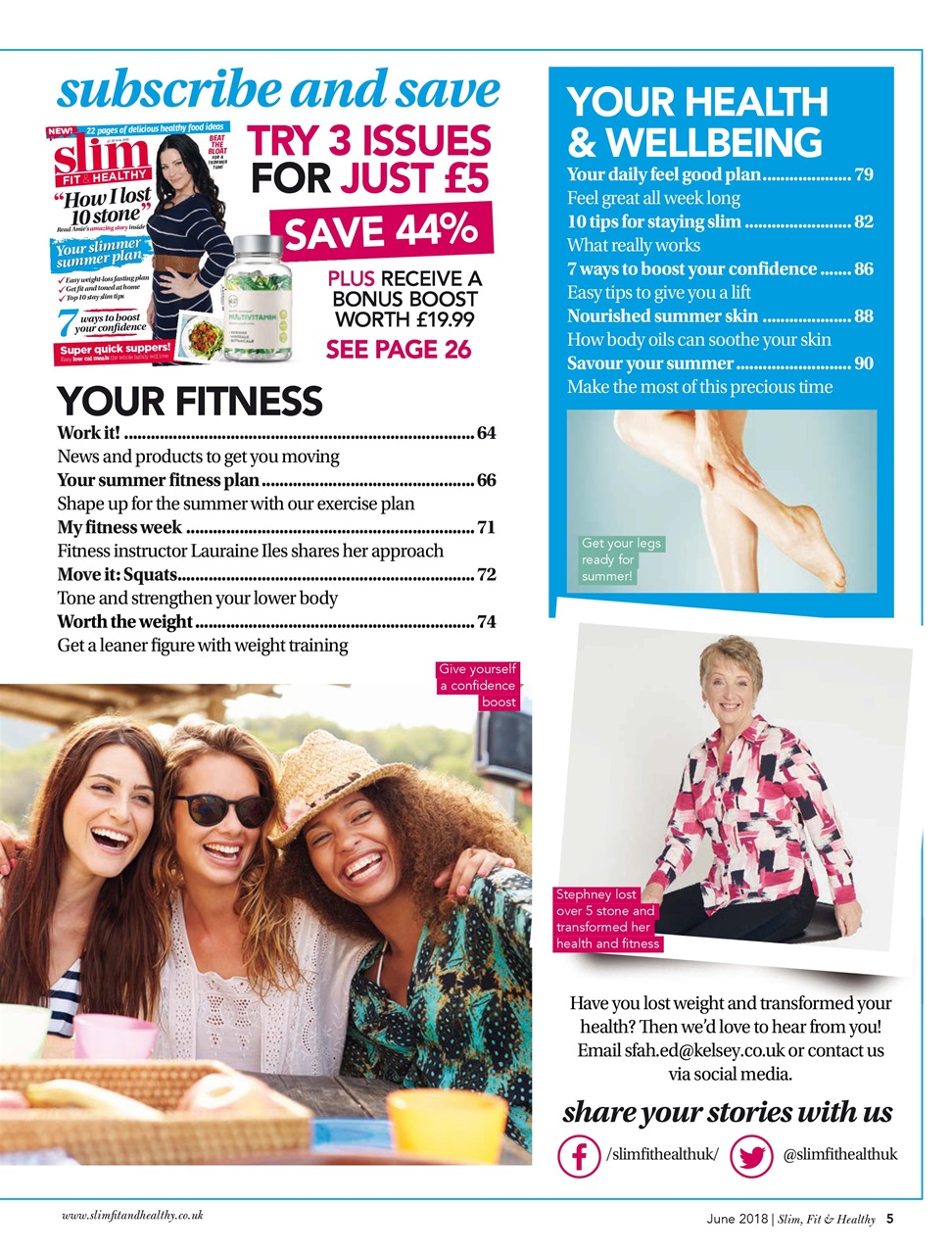 Slim Fit & Healthy Preview Pages