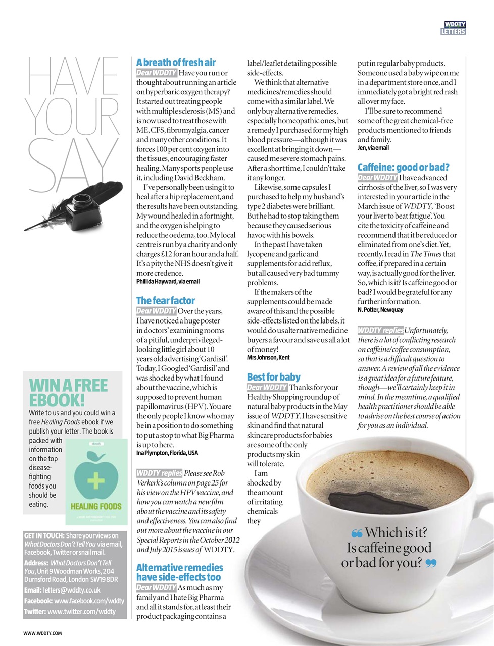 What Doctors Don't Tell You Preview Pages