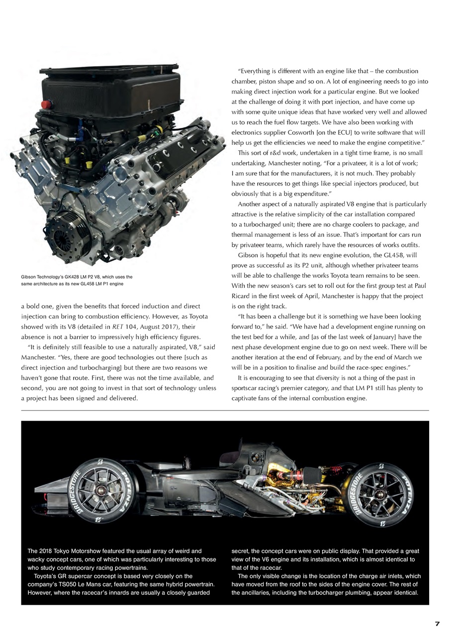 Race Engine Technology Preview Pages
