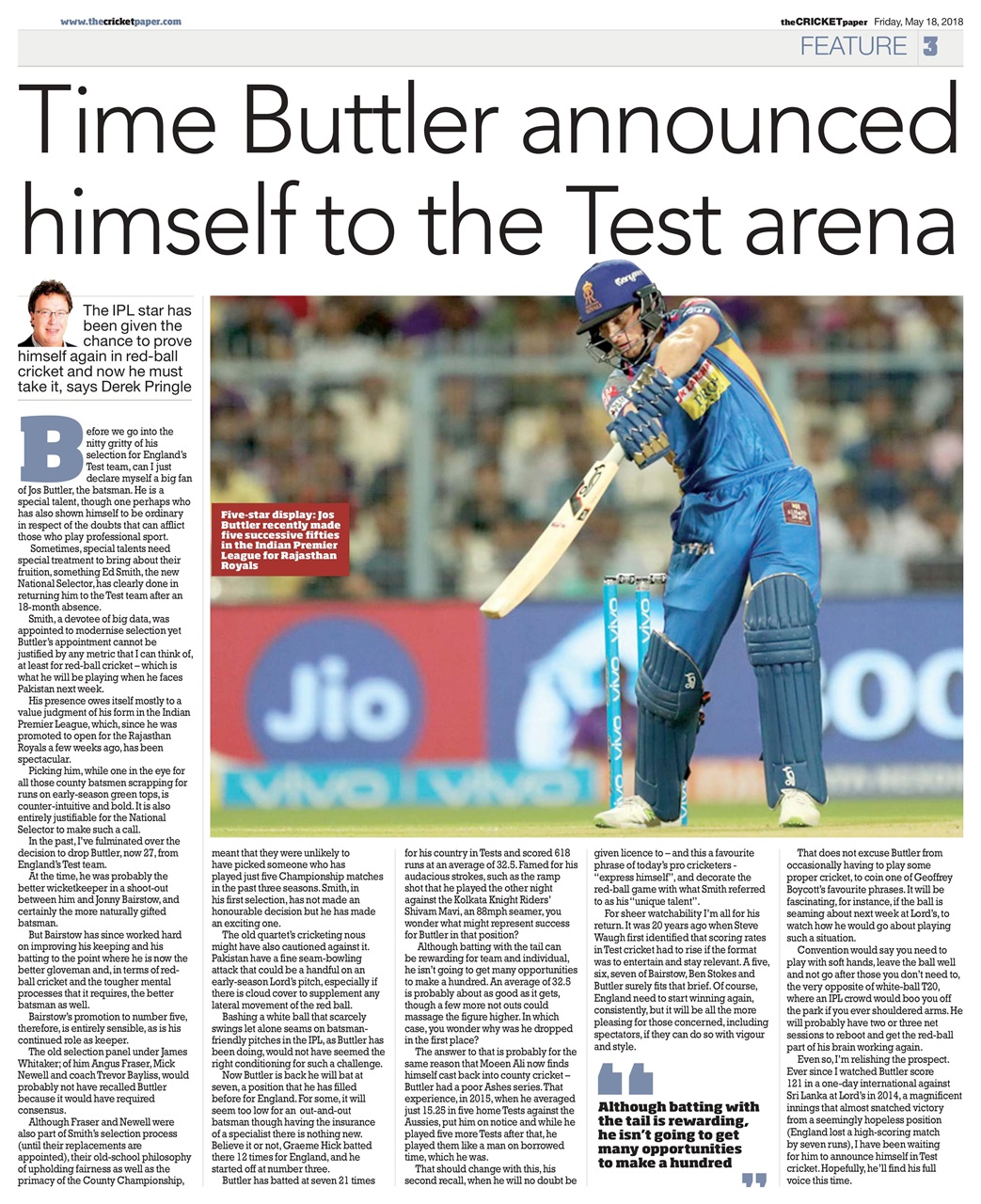 The Cricket Paper Preview Pages
