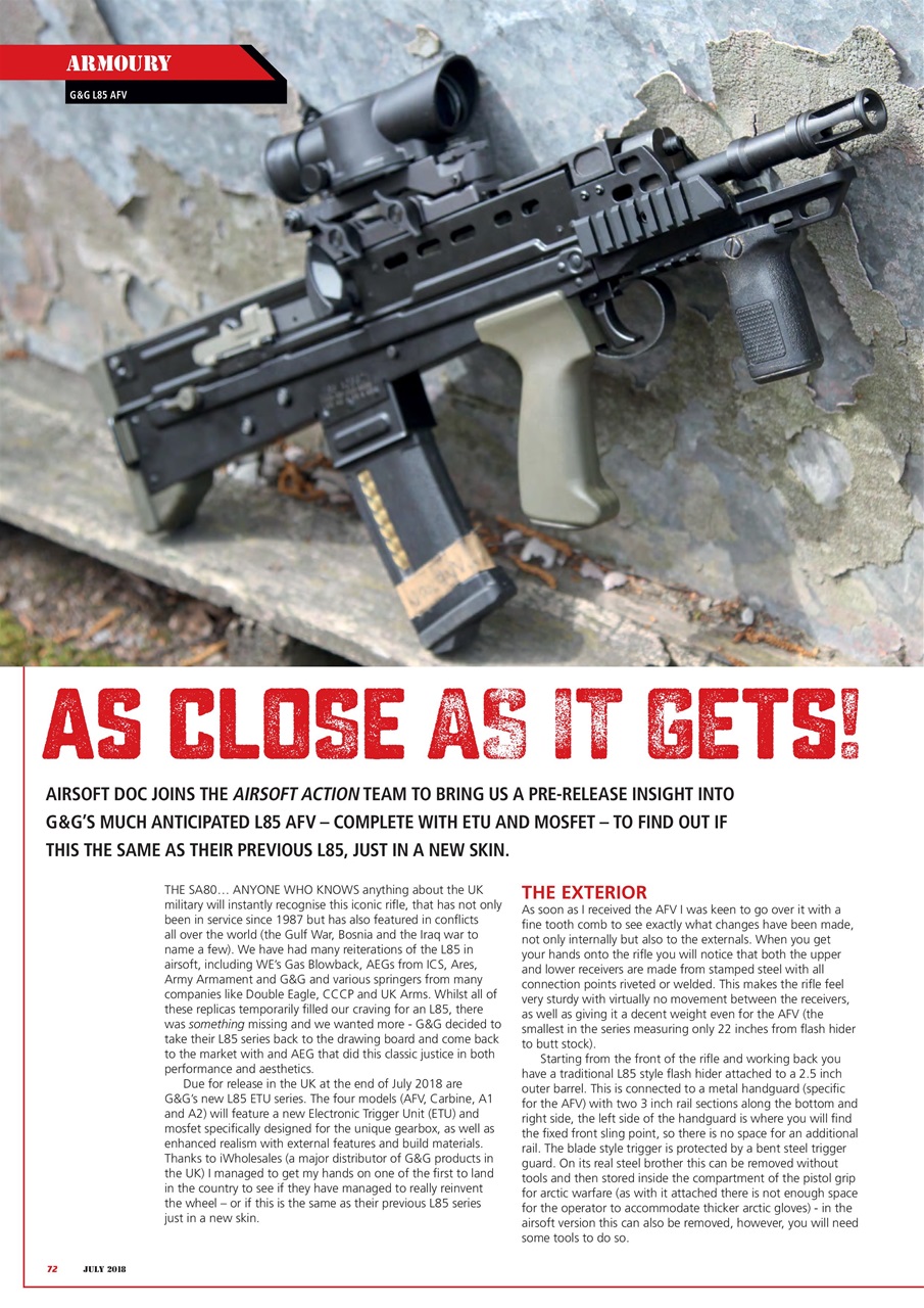 Airsoft Action Preview Pages