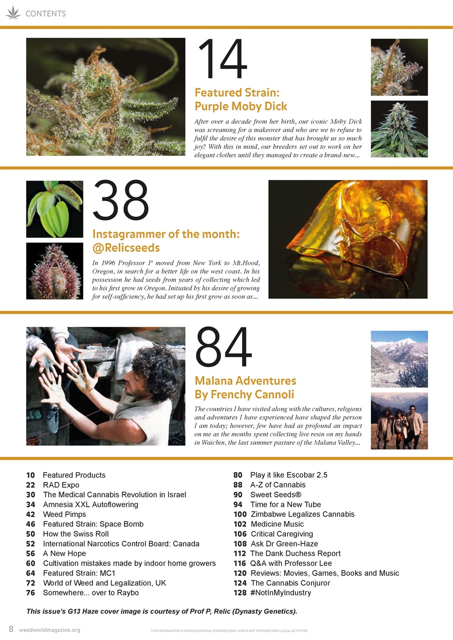 Weed World Preview Pages