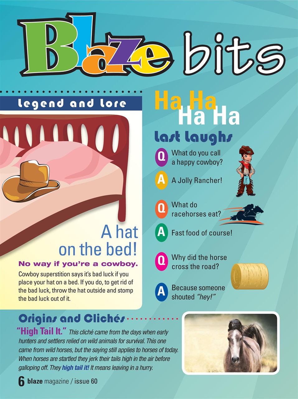 Blaze Magazine For Horse Crazy Kids Preview Pages