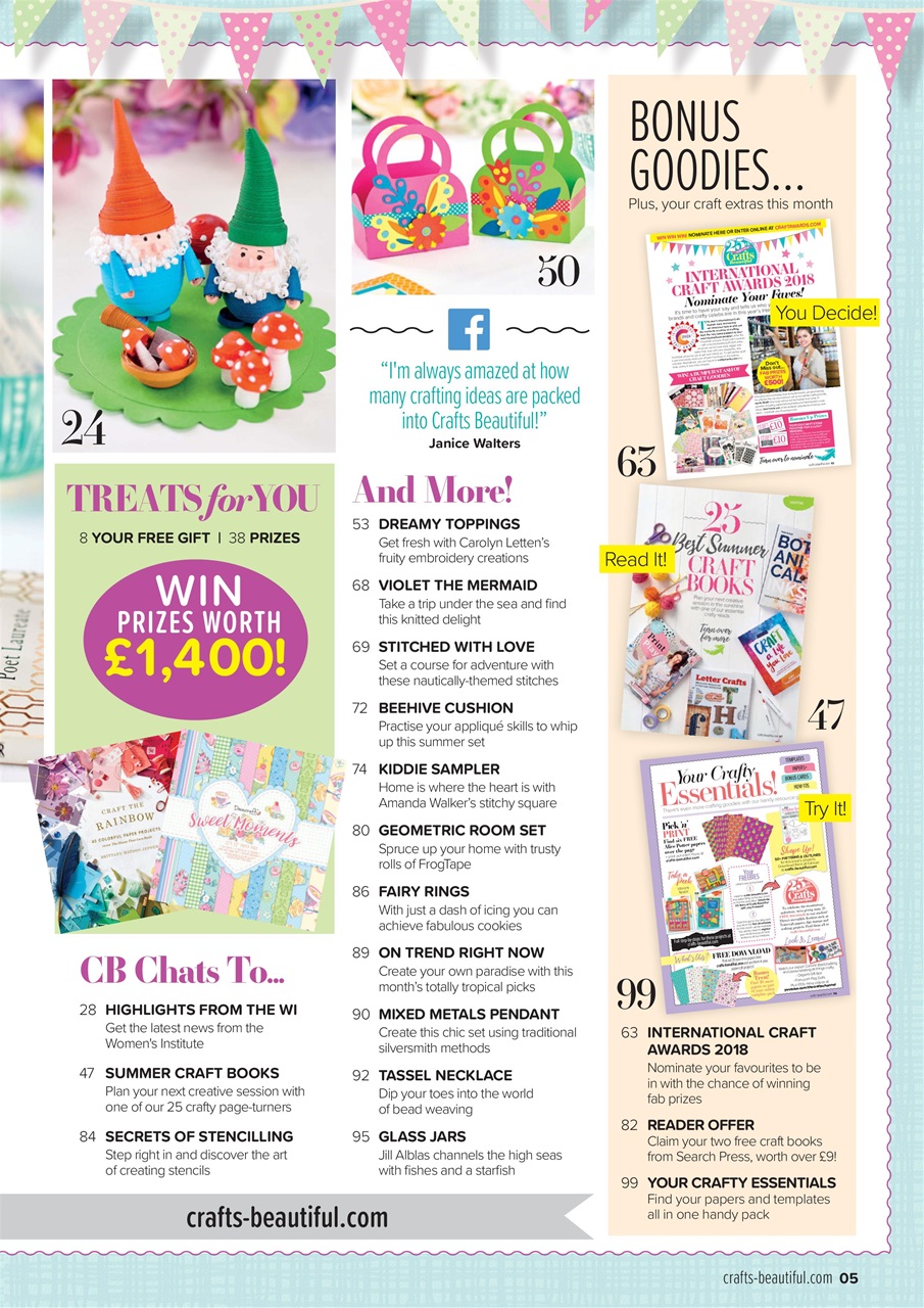Crafts Beautiful Preview Pages