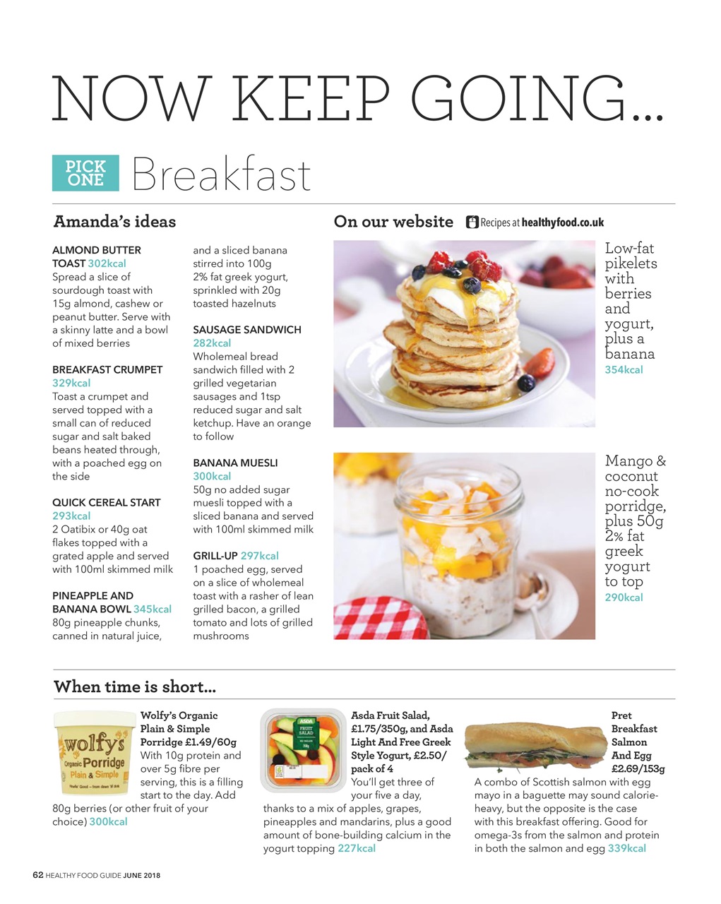 Healthy Food Guide Preview Pages