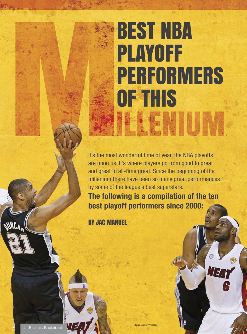 Beckett Basketball Magazine Preview Pages