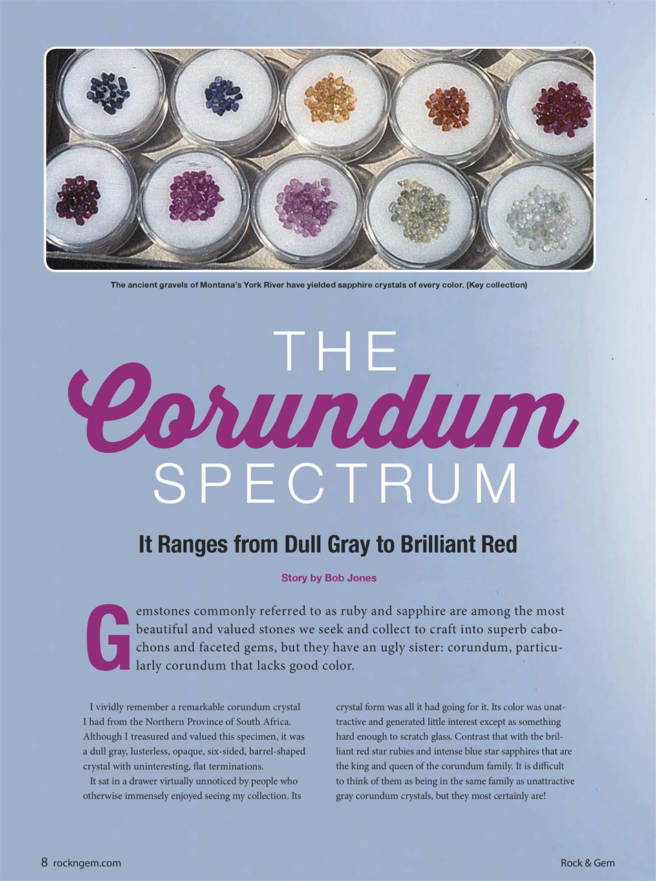 Rock&Gem Magazine Preview Pages