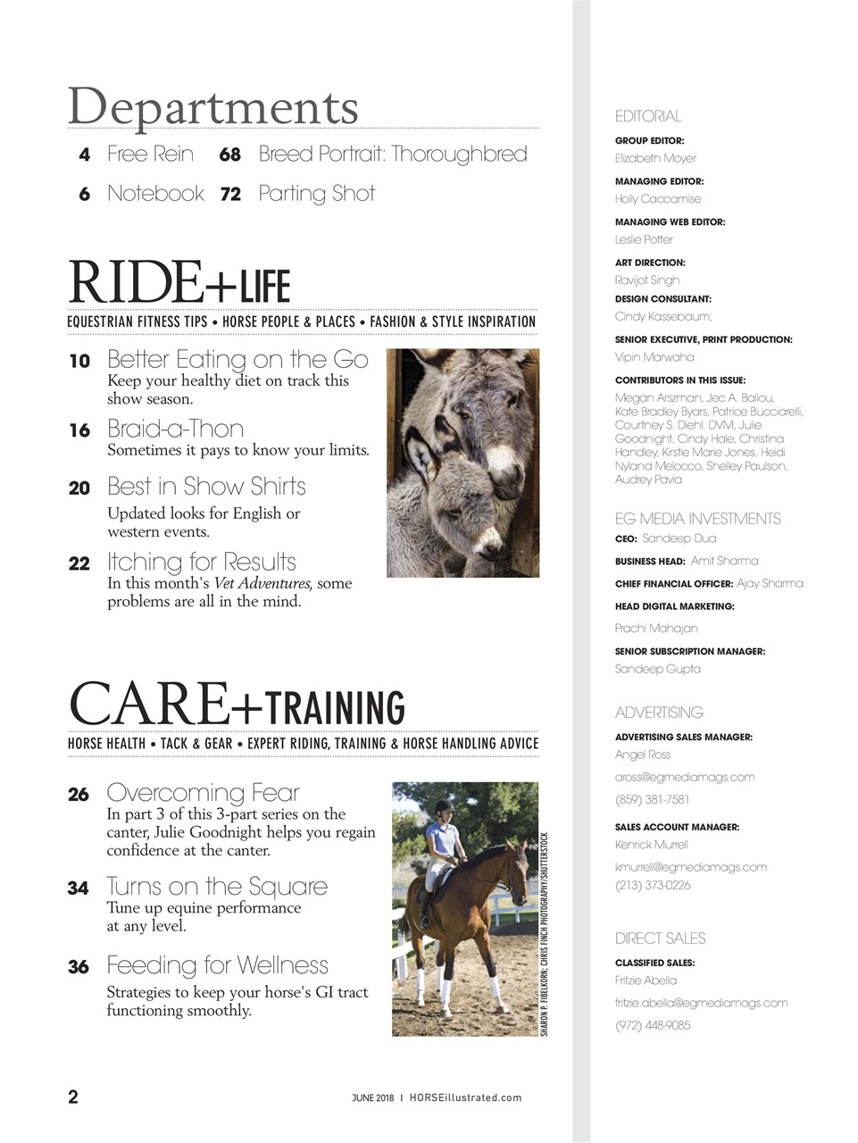 Horse Illustrated Magazine Preview Pages