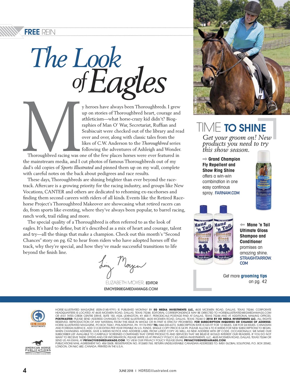 Horse Illustrated Magazine Preview Pages