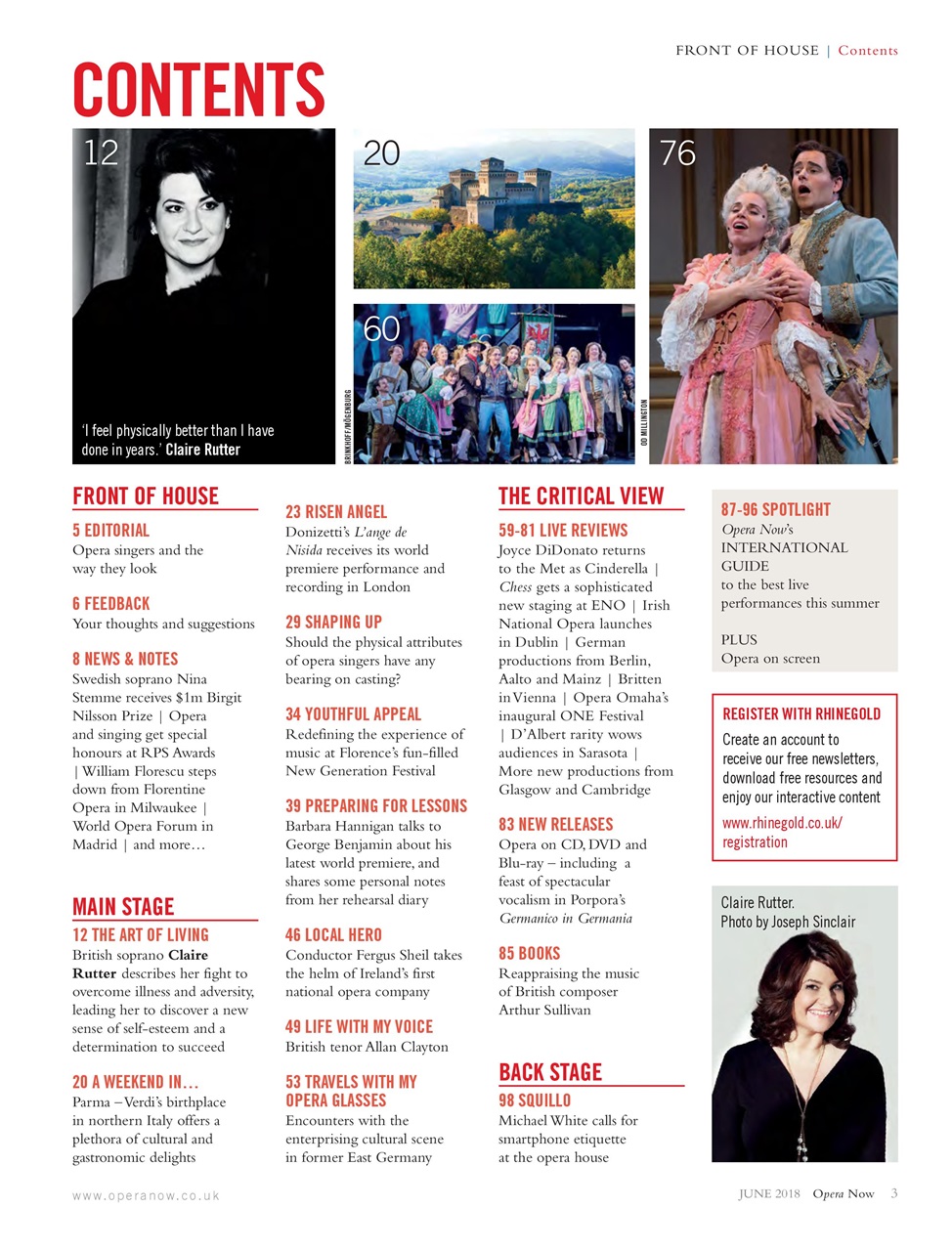 Opera Now Preview Pages