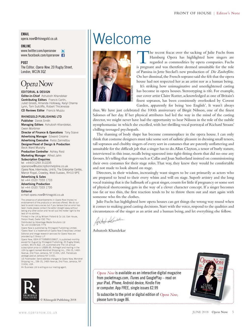 Opera Now Preview Pages