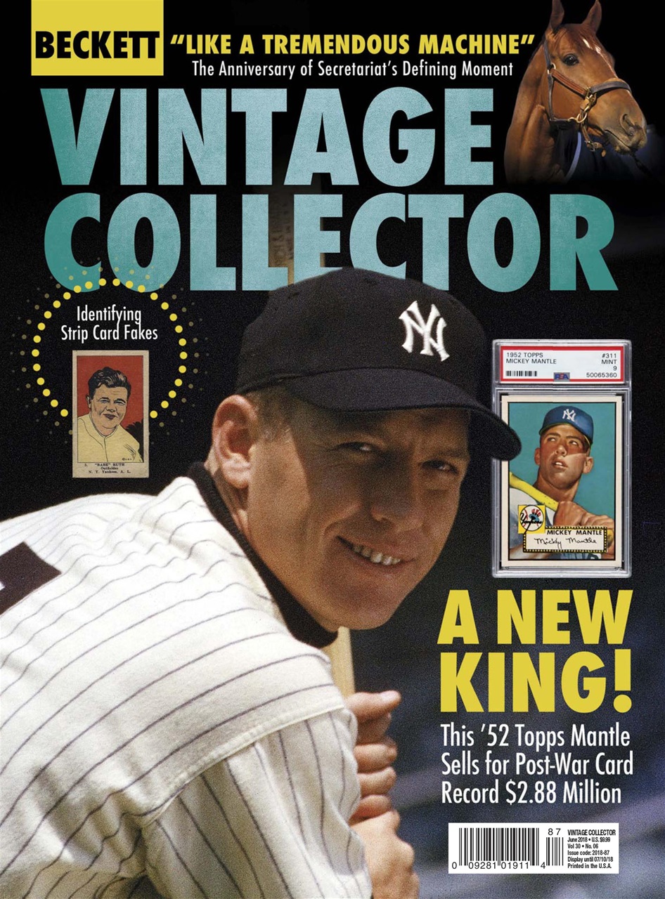 Beckett Vintage Collector Magazine Preview Pages