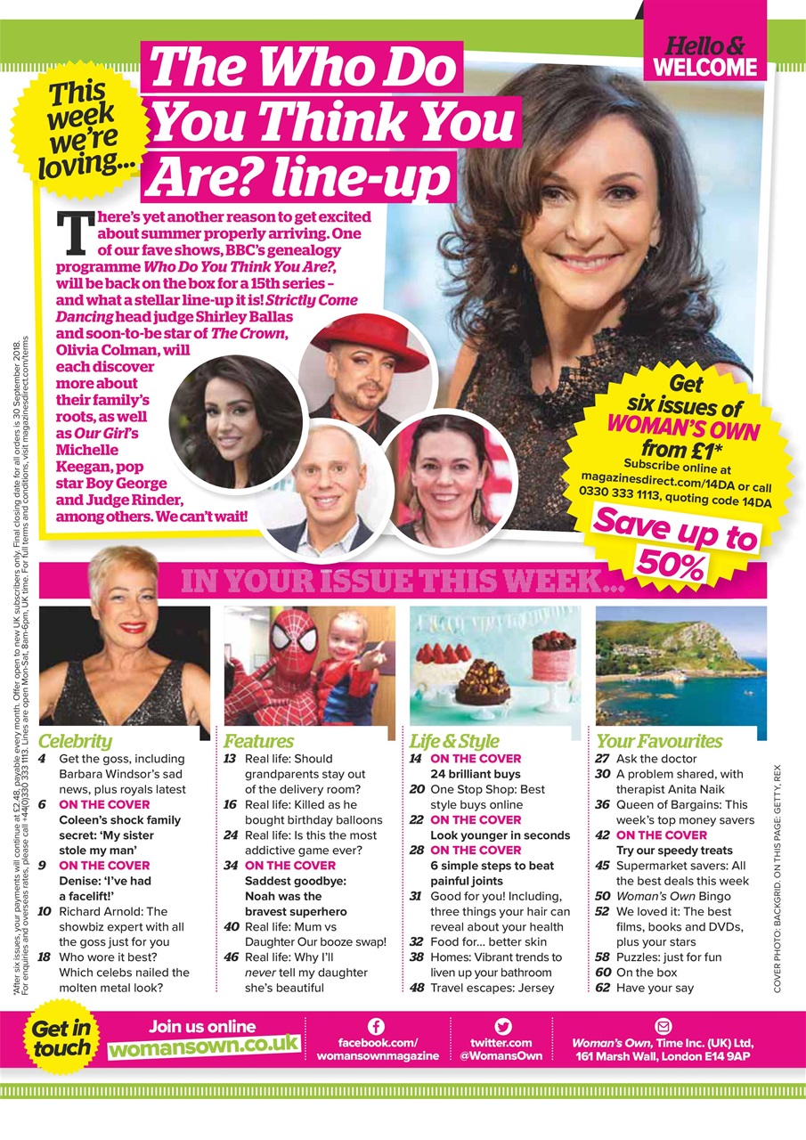 Woman's Own Preview Pages