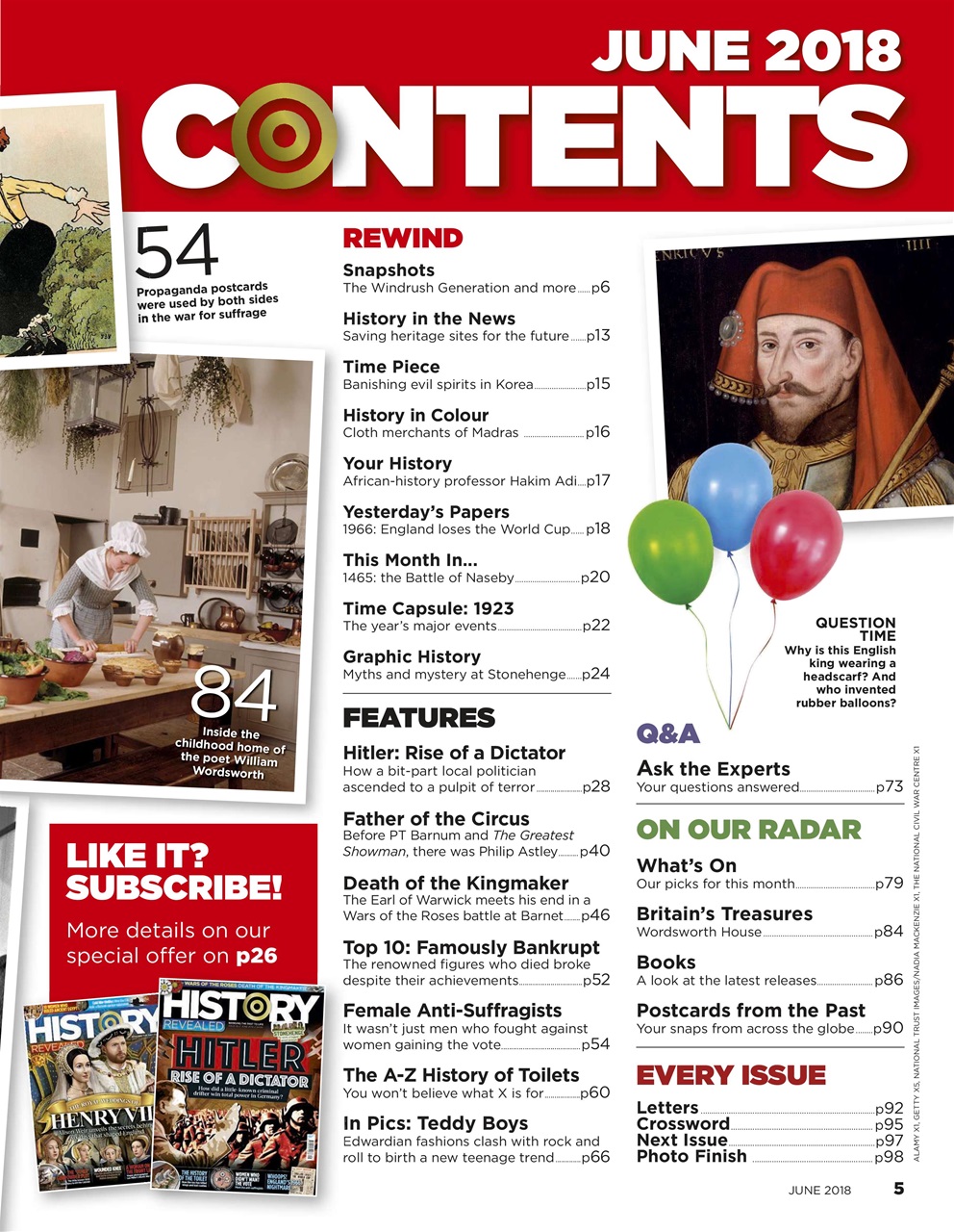 BBC History Revealed Magazine Preview Pages