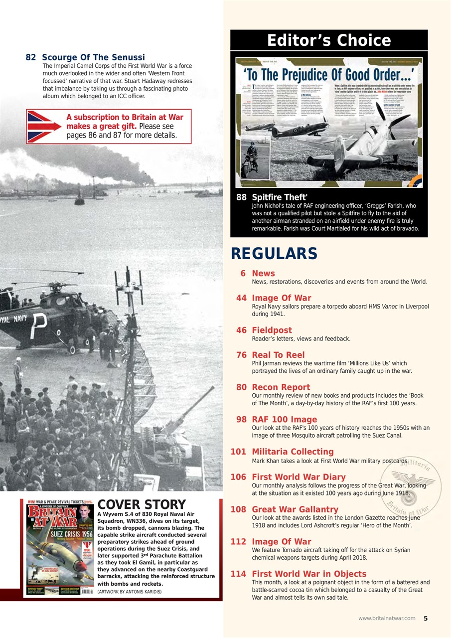 Britain at War Magazine Preview Pages