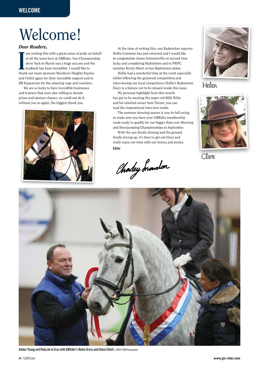 GB Rider Magazine Preview Pages