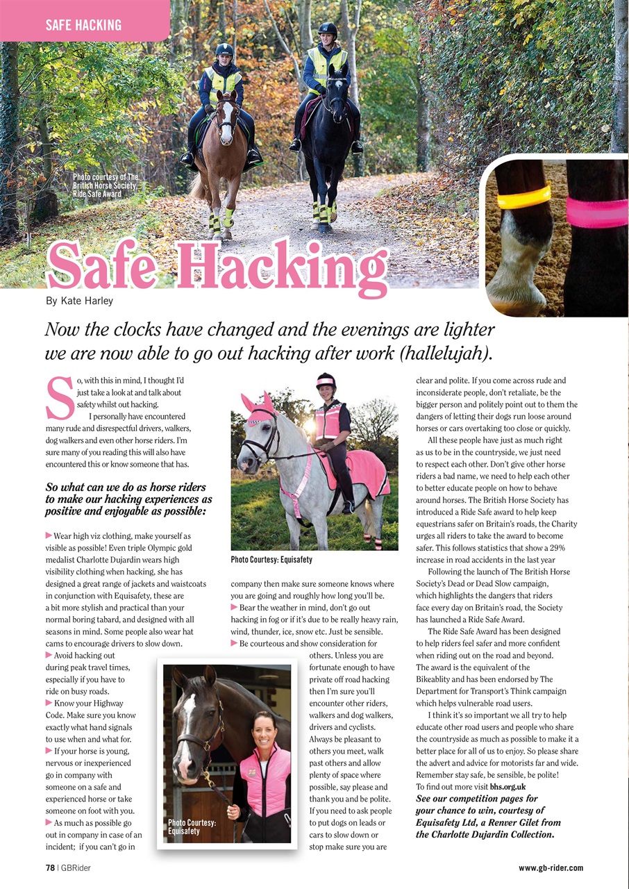 GB Rider Magazine Preview Pages