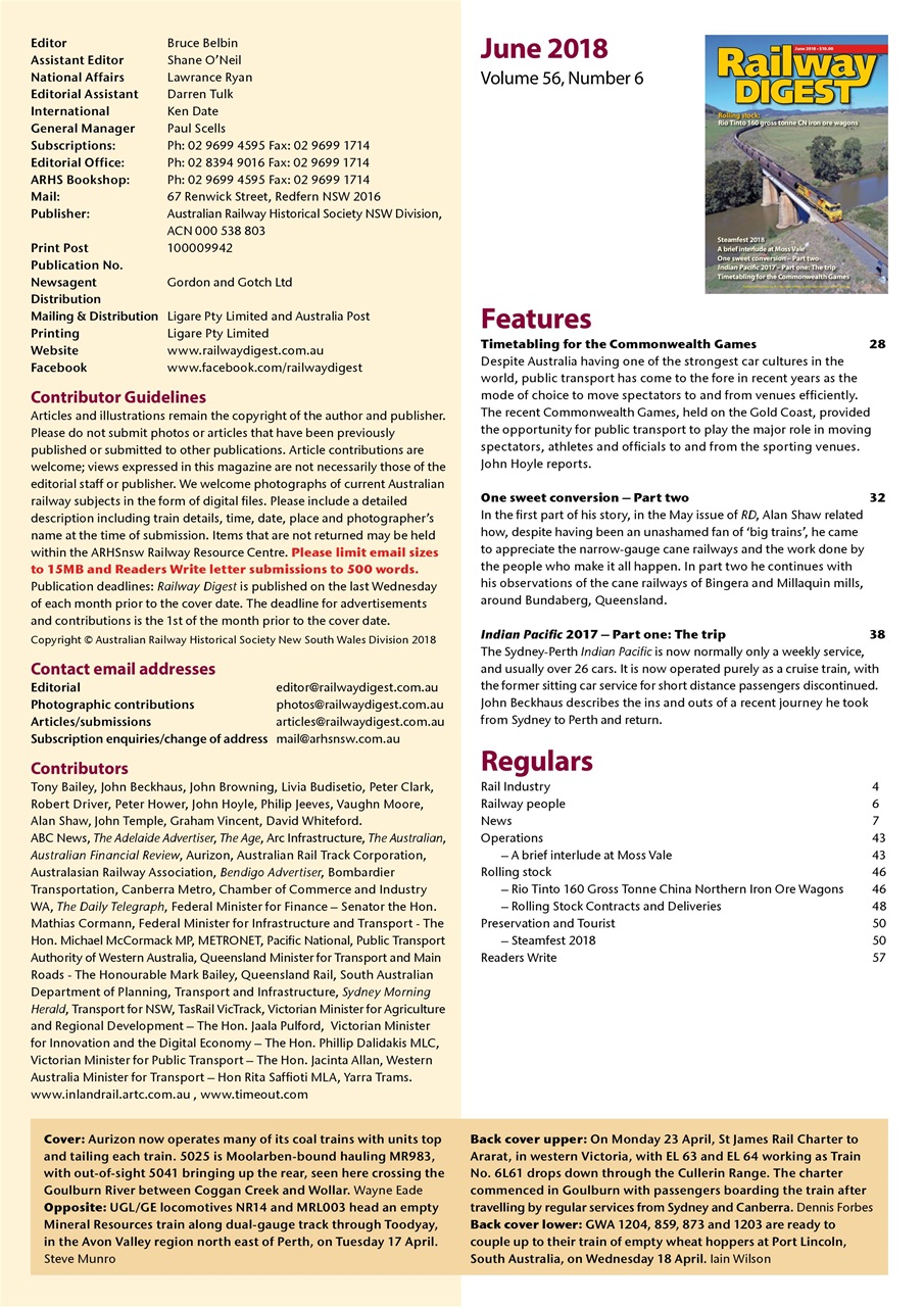 Railway Digest Preview Pages