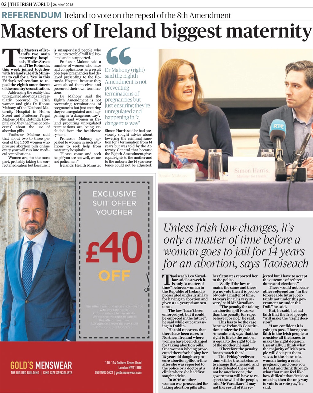 Irish World Preview Pages