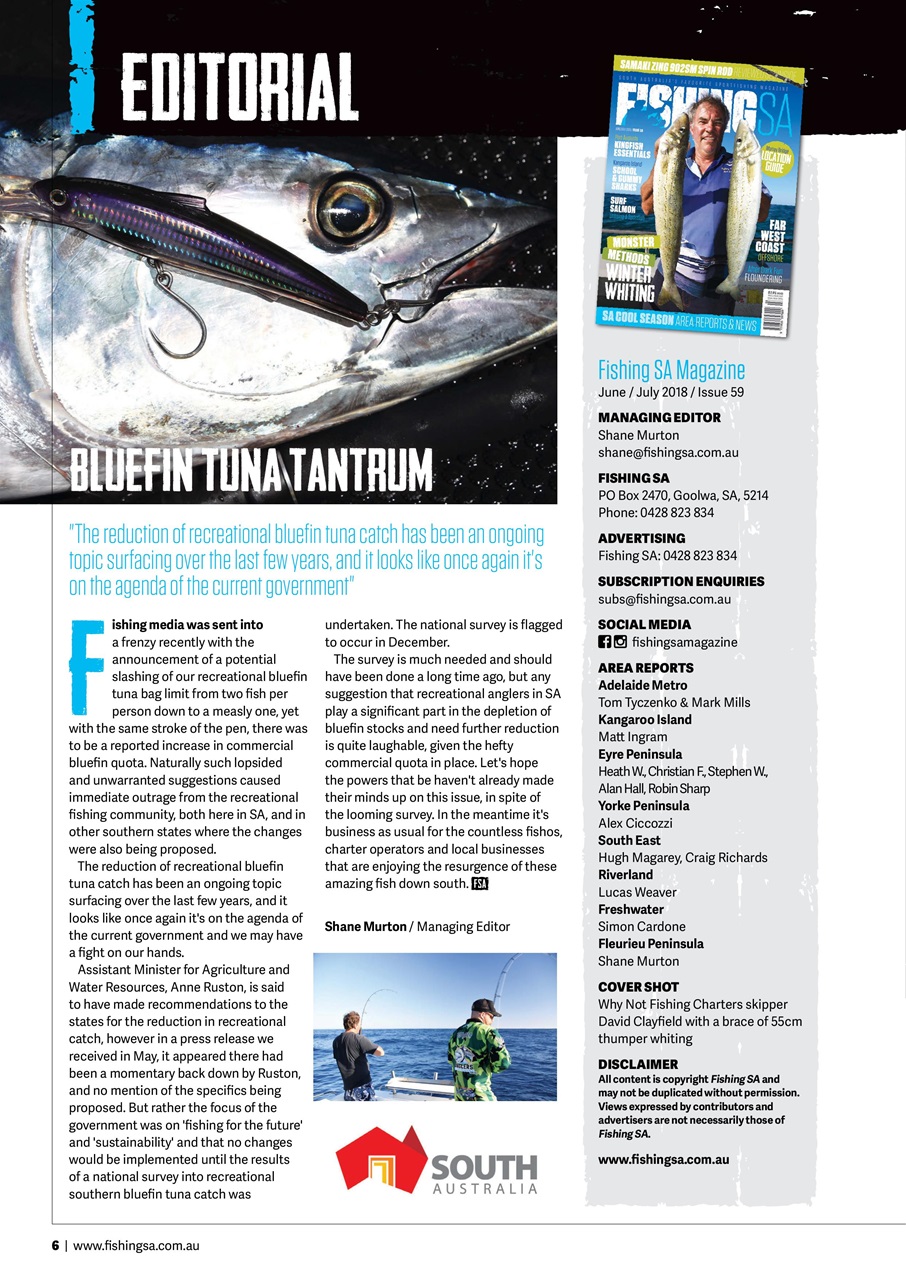 Fishing SA Preview Pages