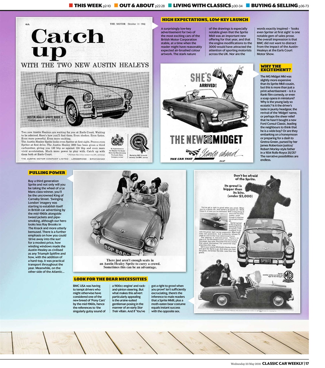 Classic Car Weekly Preview Pages