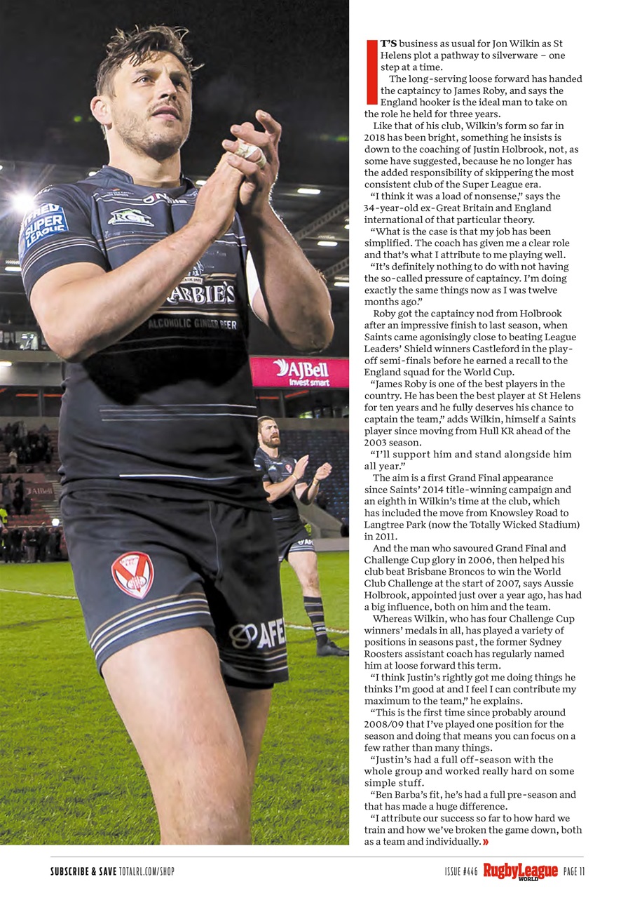 Rugby League World Preview Pages