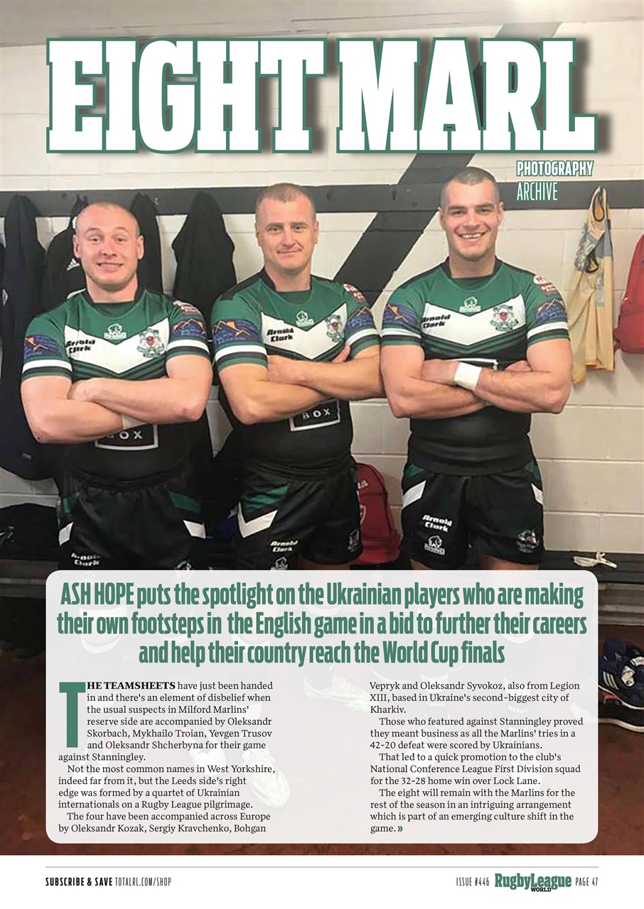 Rugby League World Preview Pages
