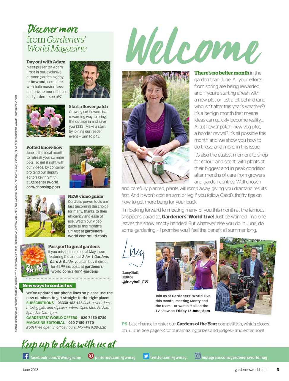 BBC Gardeners’ World Magazine Preview Pages