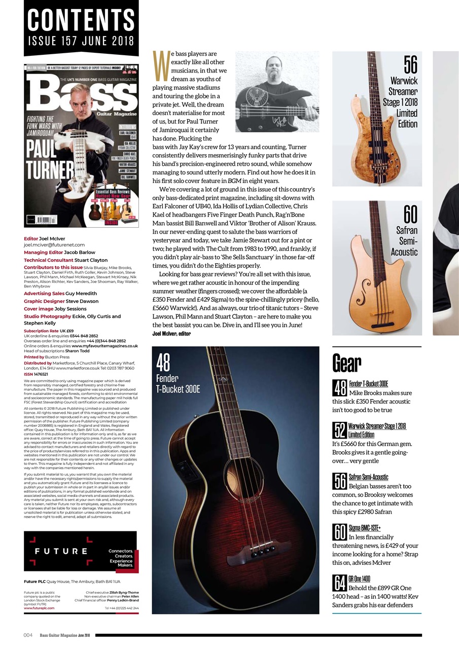 Bass Player UK Preview Pages