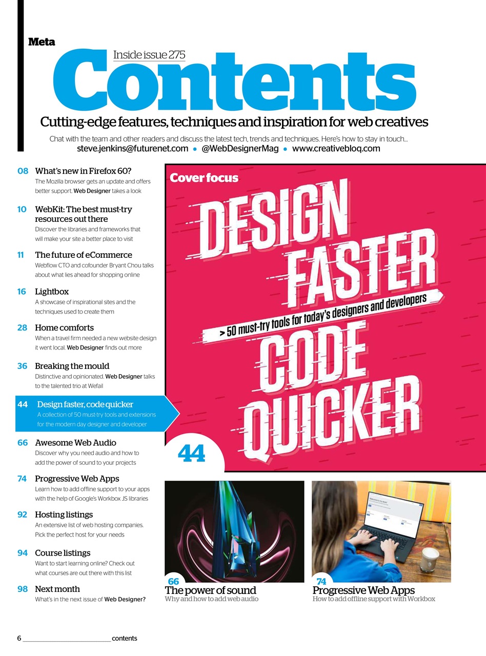 Web Designer Preview Pages