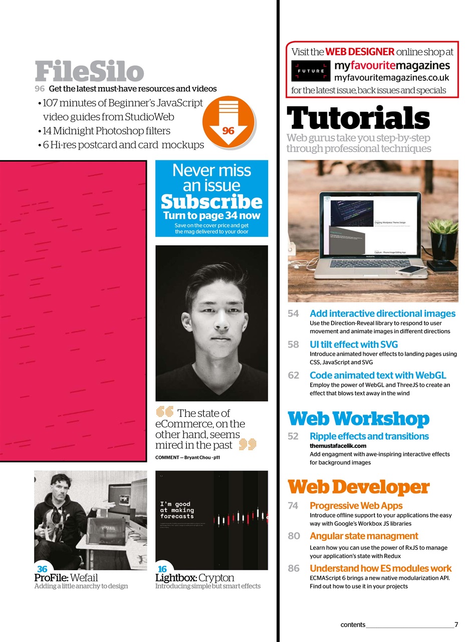 Web Designer Preview Pages