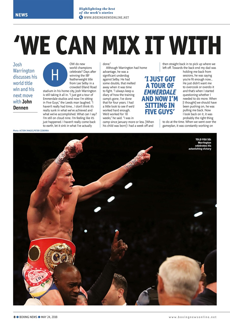 Boxing News Preview Pages