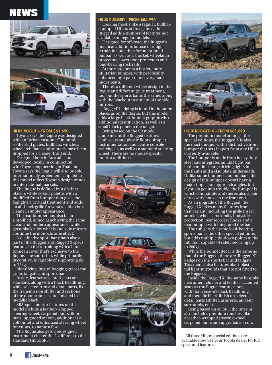 JUST 4X4S Preview Pages