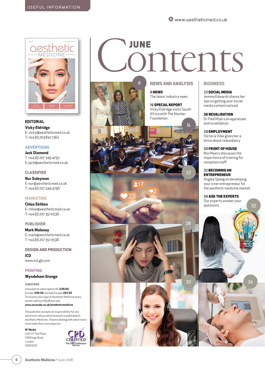 Aesthetic Medicine Preview Pages