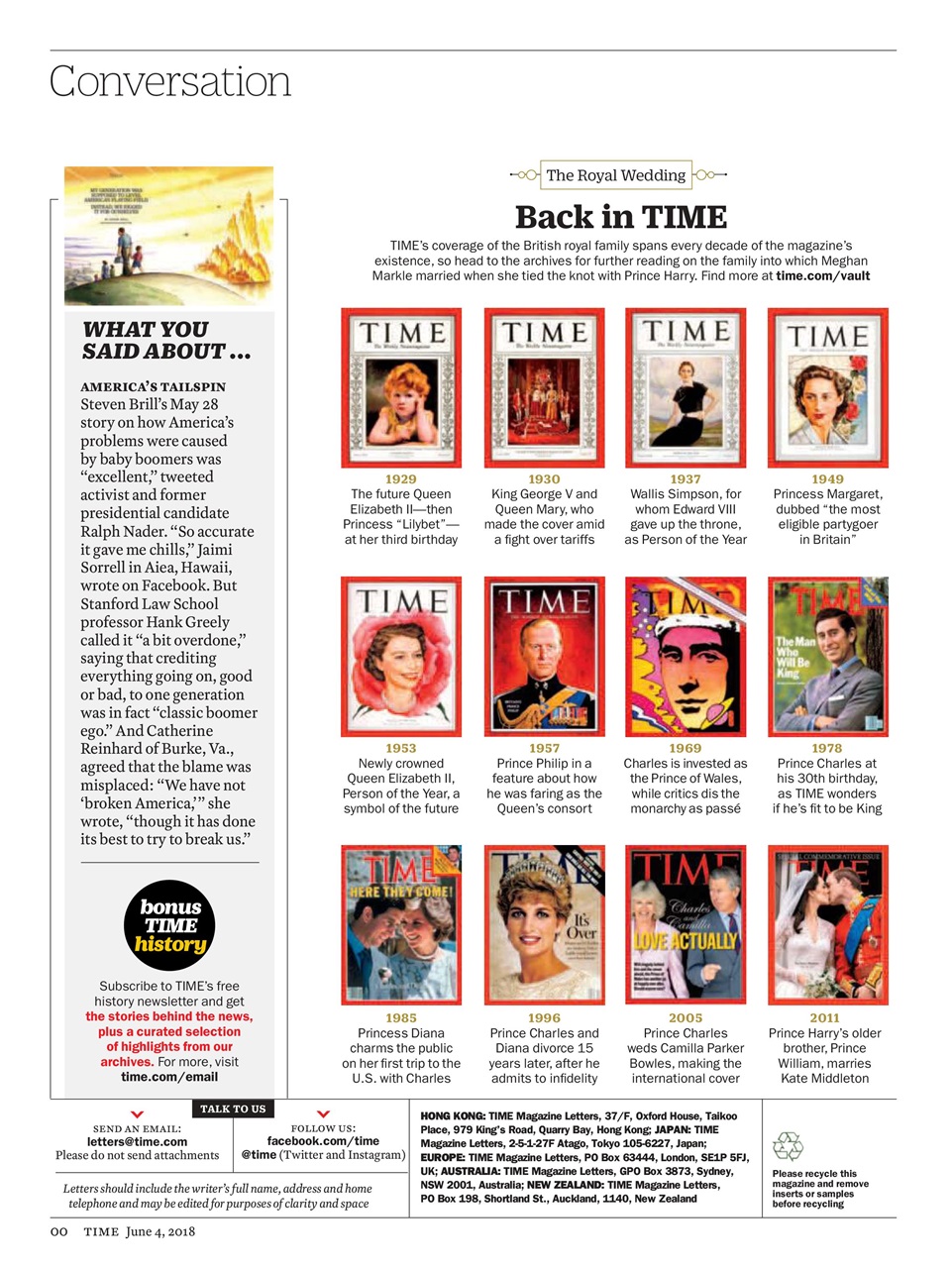 TIME Magazine Europe Preview Pages