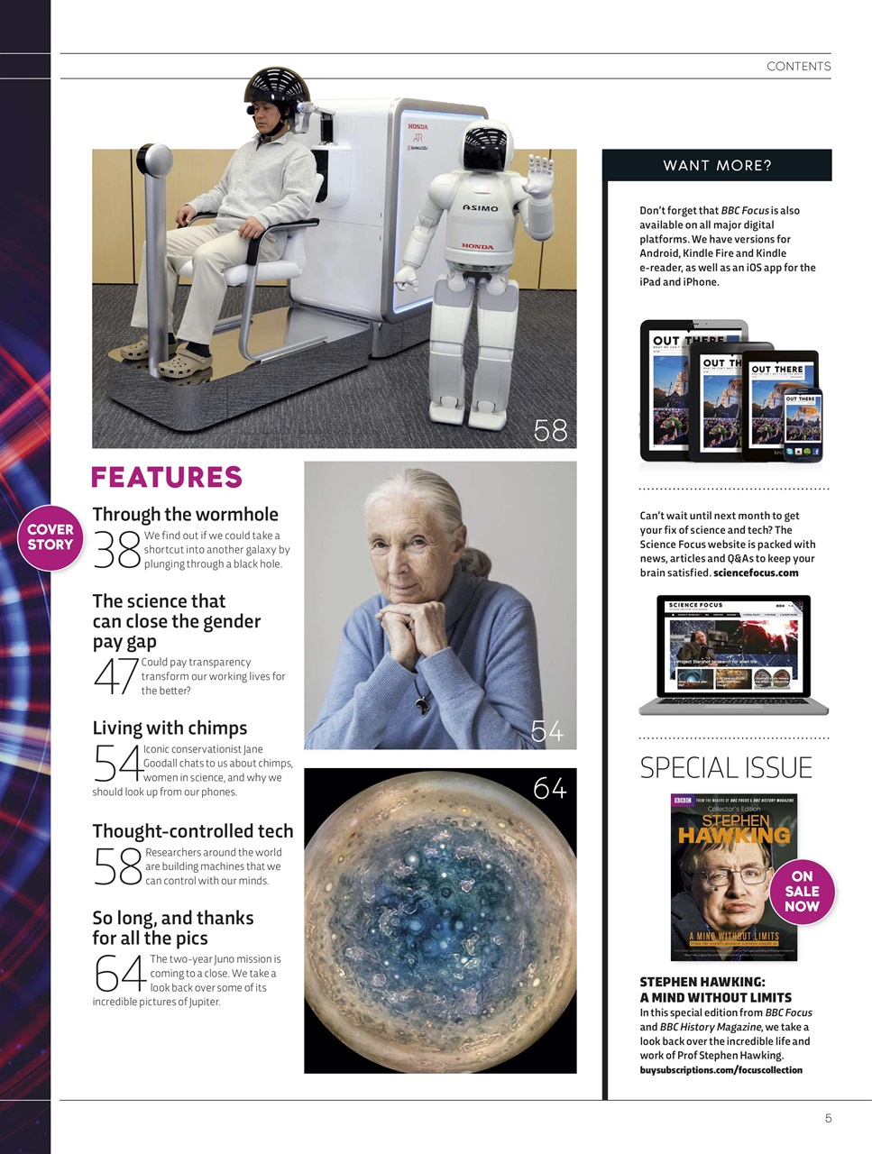 BBC Science Focus Magazine Preview Pages