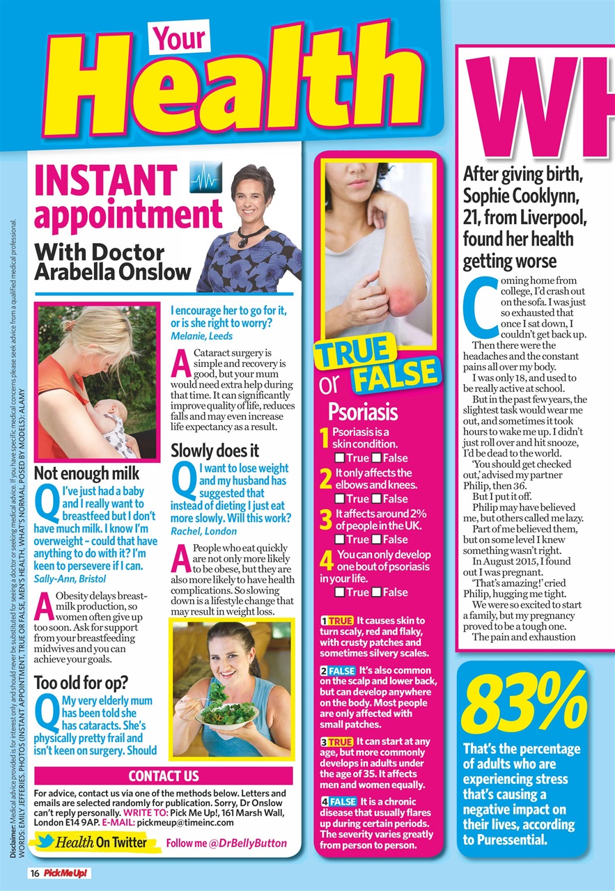 Pick Me Up Preview Pages