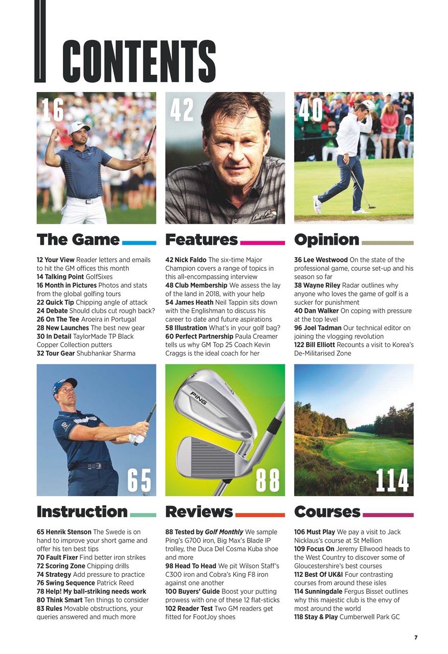 Golf Monthly Preview Pages