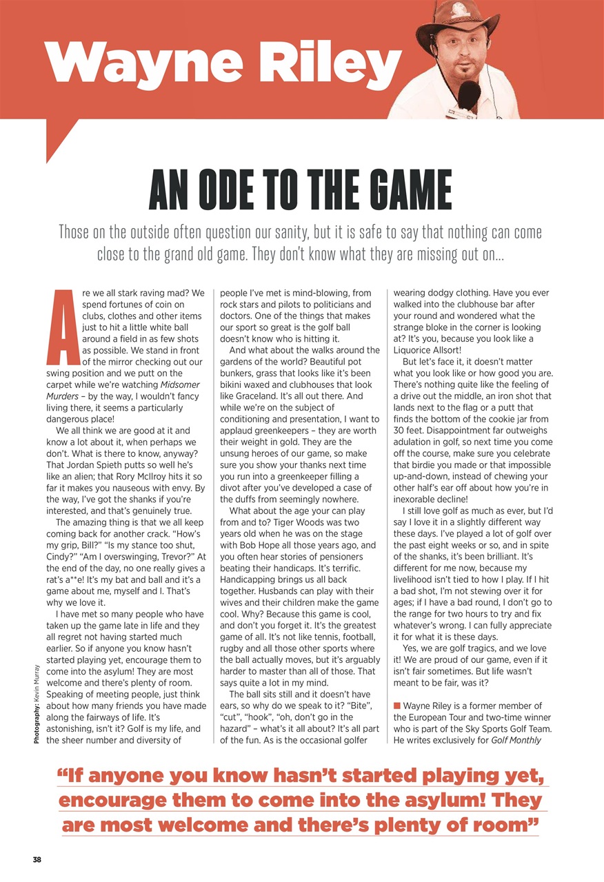 Golf Monthly Preview Pages